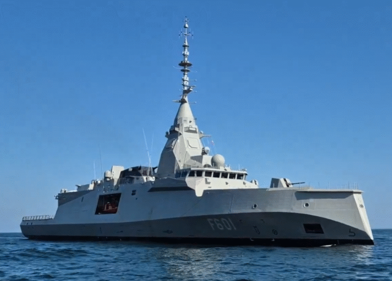 The first FDI HN frigate begins her sea trials